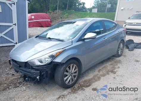2015 Hyundai Elantra Se from USA, damaged, VIN 5NPDH4AE0FH547342
